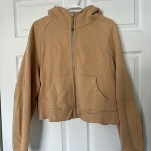 🤎 Lululemon Zip-Up Scuba Hoodie – Neutral Tan ✨